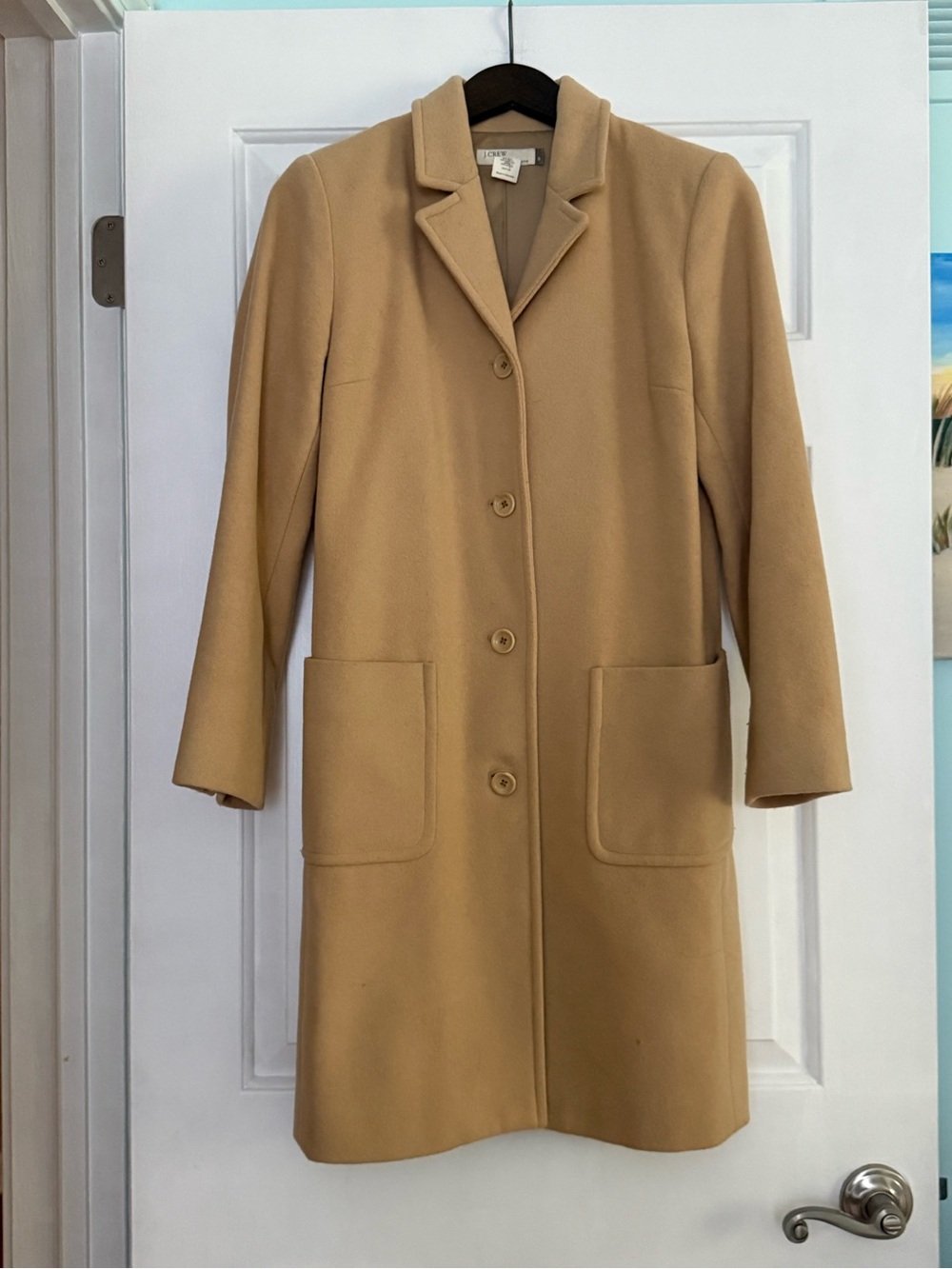 J.Crew Wool Blend Topcoat in Camel - Picture 2 of 4